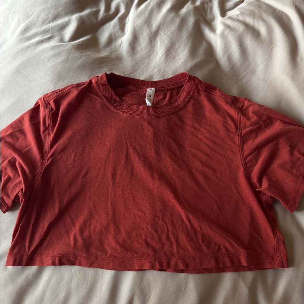Lululemon All Yours Cropped Tee